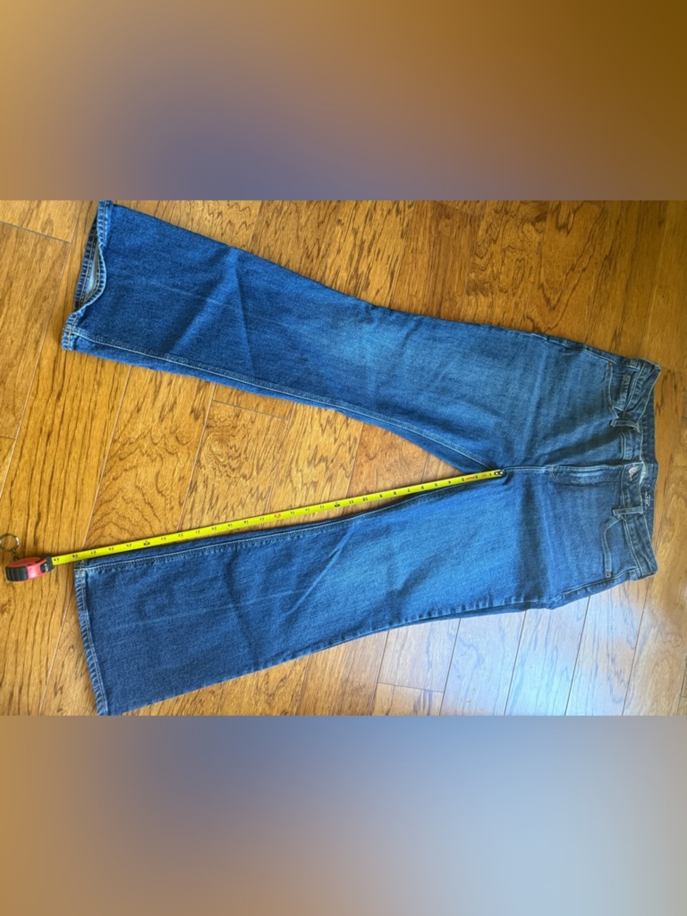 Old Navy Women's Flare Jeans in Classic Blue Denim